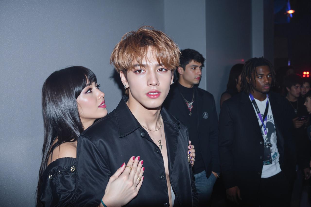 某男团成员深夜出行被拍，同行神秘女子身份引发猜测